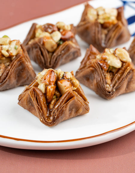 Choco Cashew Pyramid Baklava