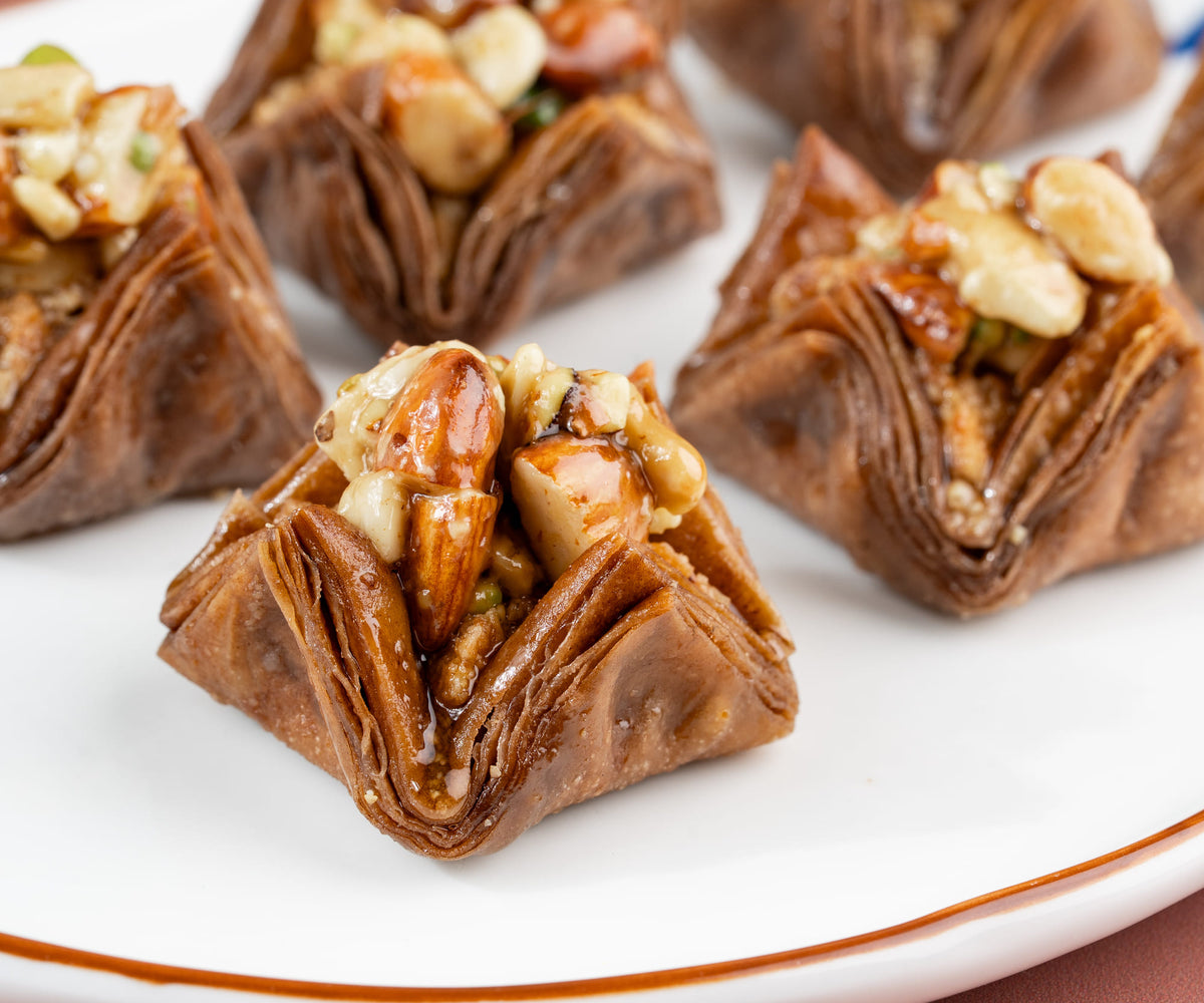 Choco Cashew Pyramid Baklava