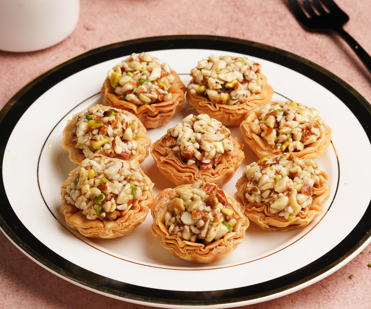 Mixed dry fruits tart